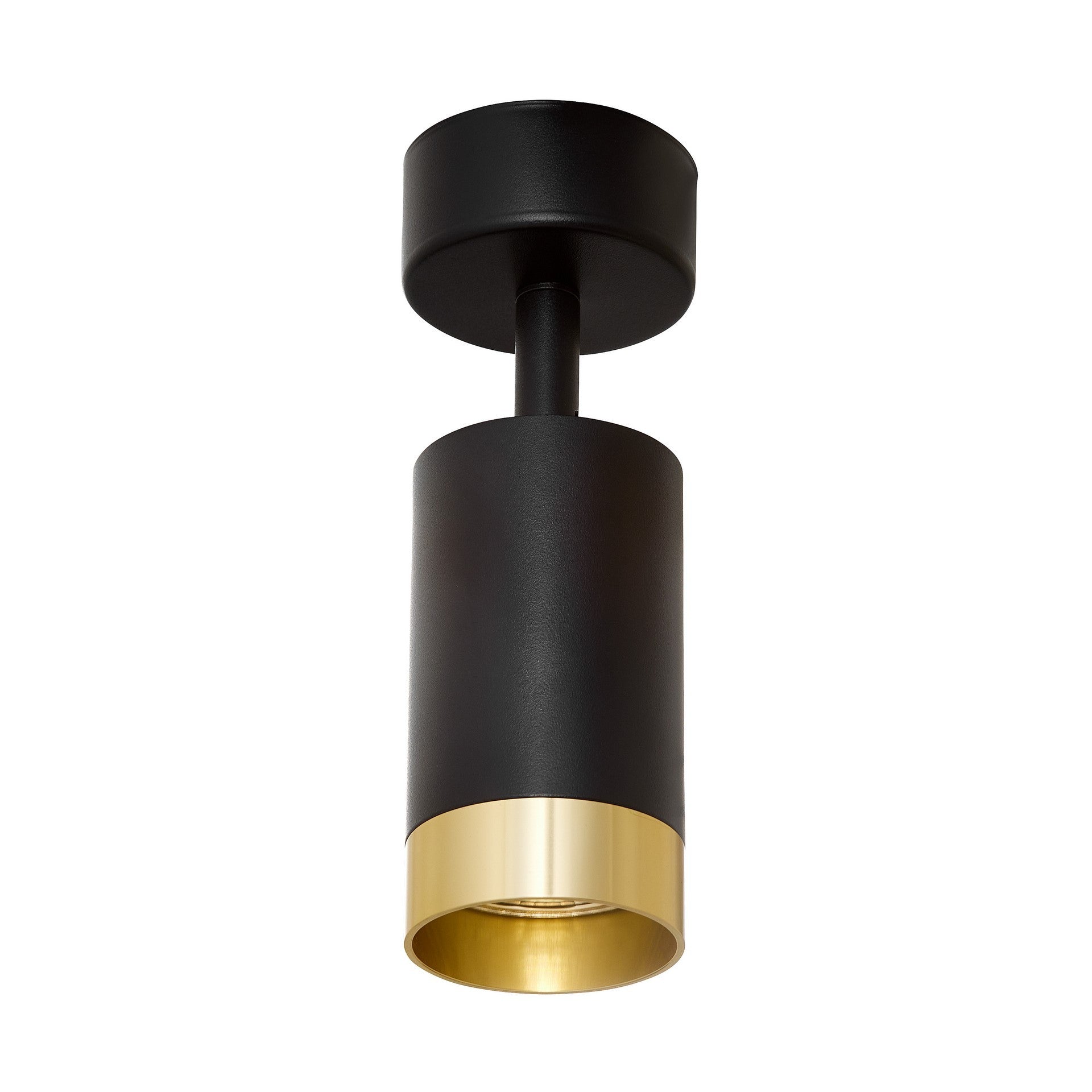 SPOT MODERN CEILING LAMP BLACK - GOLD VIVO W1 - LuminaLux