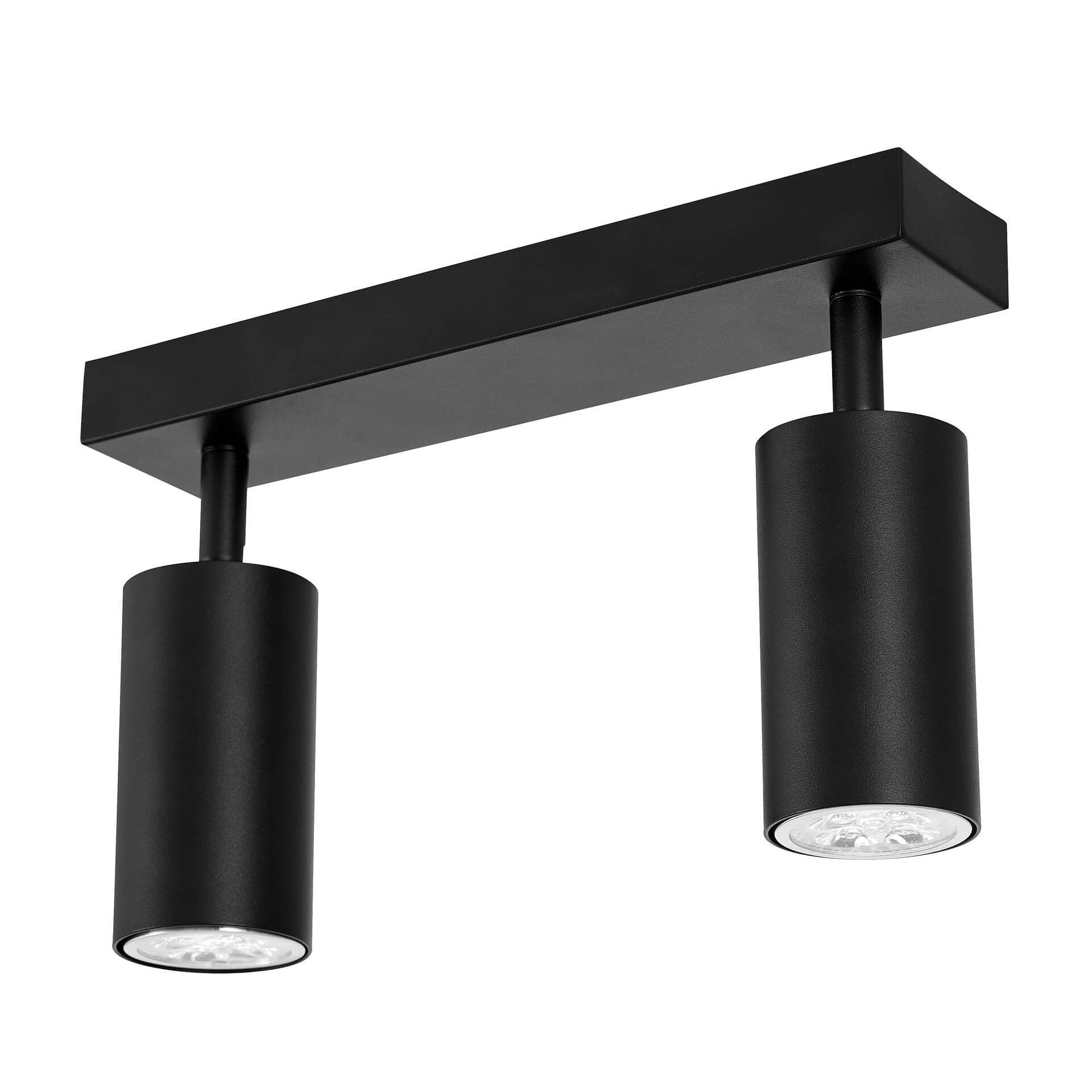 SPOT MODERN CEILING LAMP BLACK NEO W2 - LuminaLux
