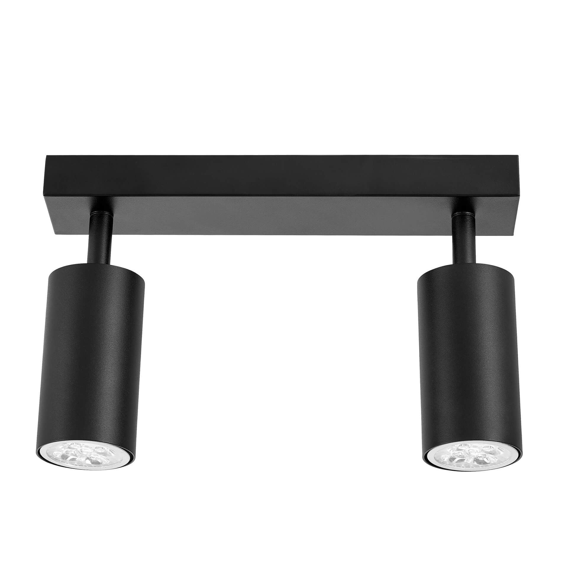 SPOT MODERN CEILING LAMP BLACK NEO W2 - LuminaLux