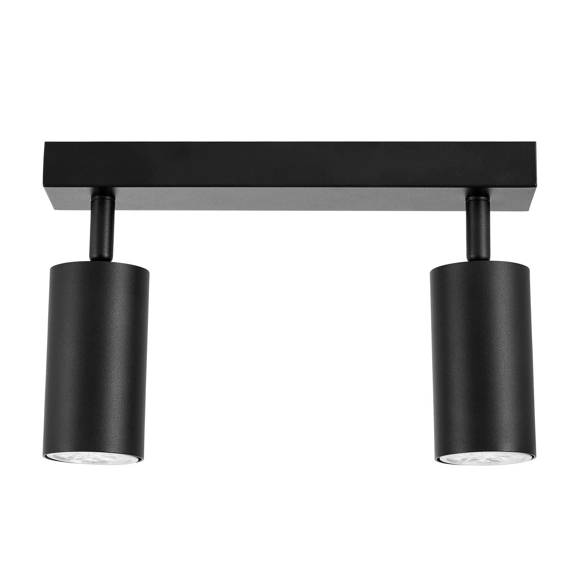SPOT MODERN CEILING LAMP BLACK NEO W2 - LuminaLux