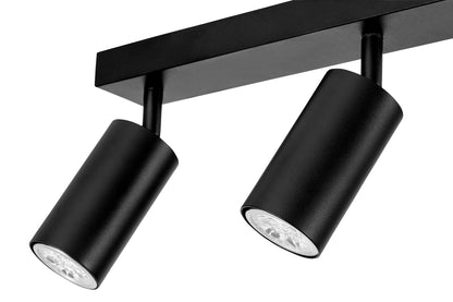 SPOT MODERN CEILING LAMP BLACK NEO W4 - LuminaLux