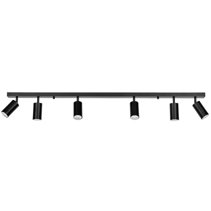 SPOT MODERN CEILING LAMP BLACK NEO W6 - LuminaLux