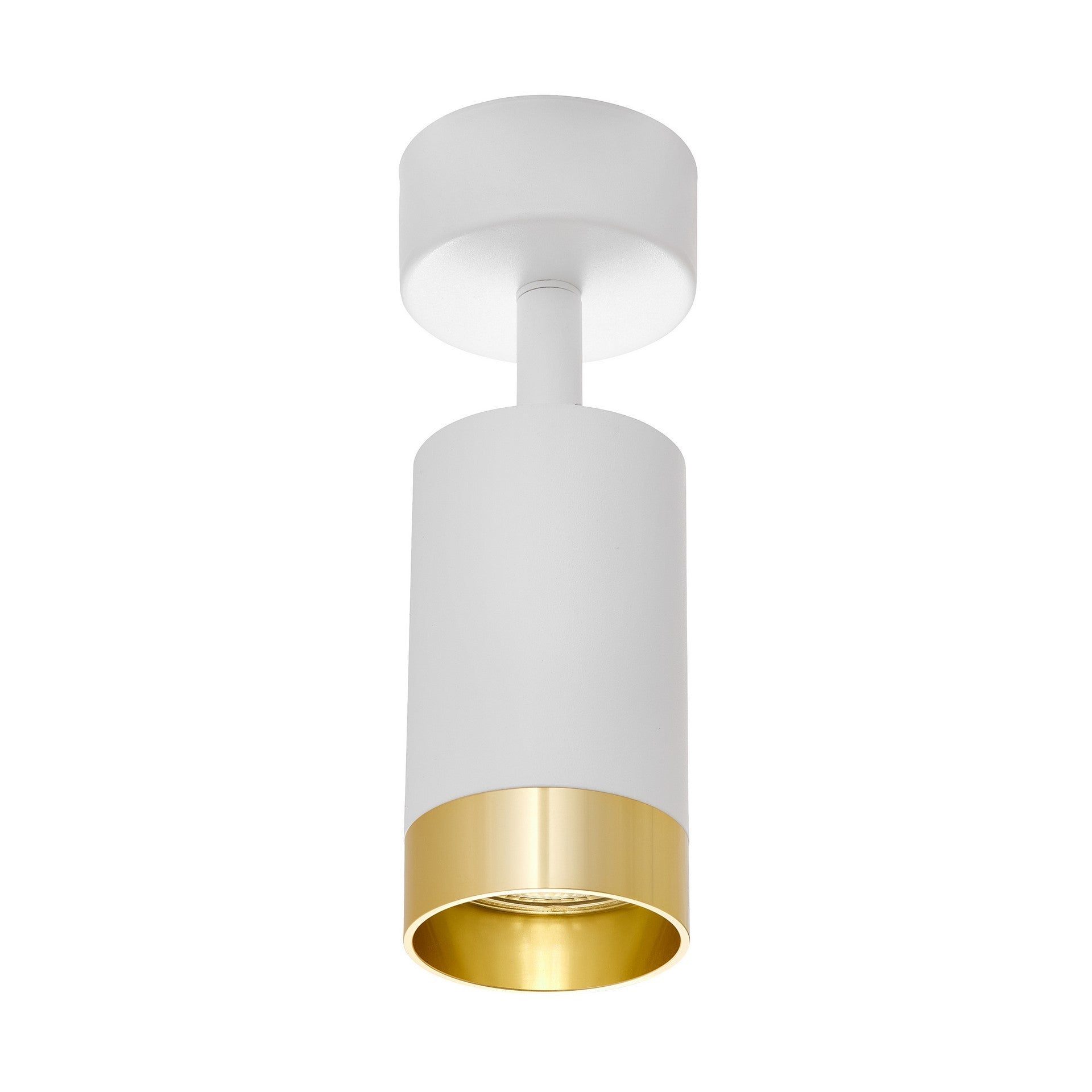 SPOT MODERN WHITE - GOLD CEILING LAMP VIVO W1 - LuminaLux