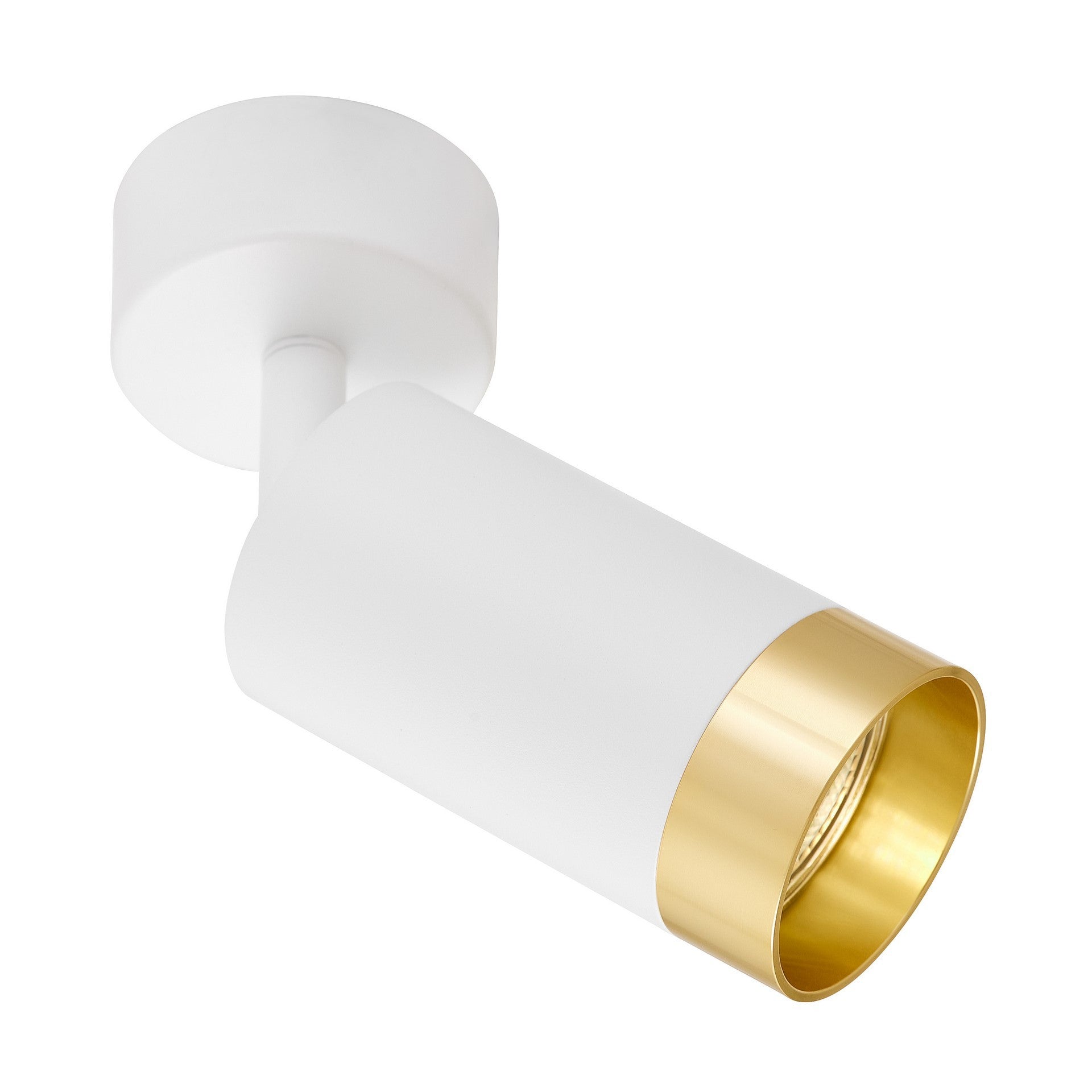 SPOT MODERN WHITE - GOLD CEILING LAMP VIVO W1 - LuminaLux