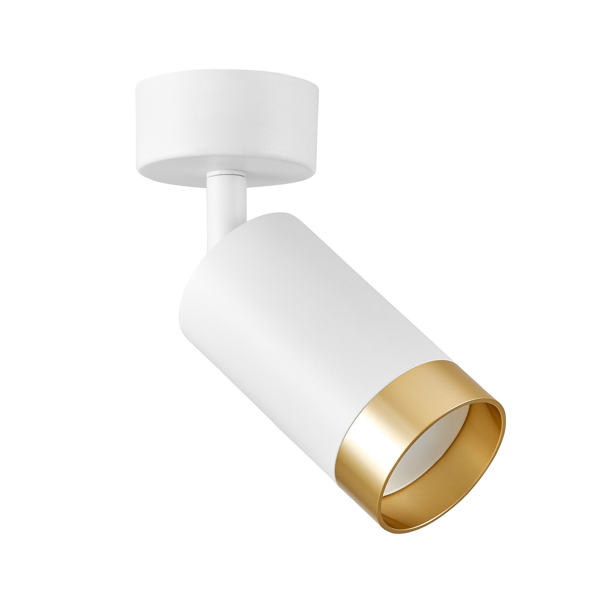SPOT MODERN WHITE - GOLD CEILING LAMP VIVO W1 - LuminaLux