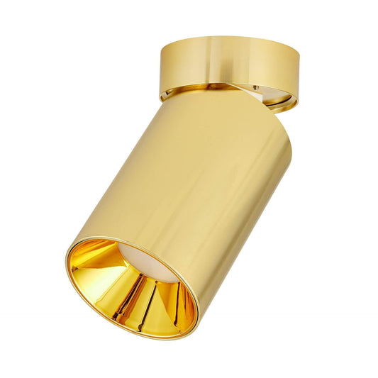 SPOT SURFACE - MOUNTED LUMINAIRE TUBA GOLD FLOR W1 - LuminaLux