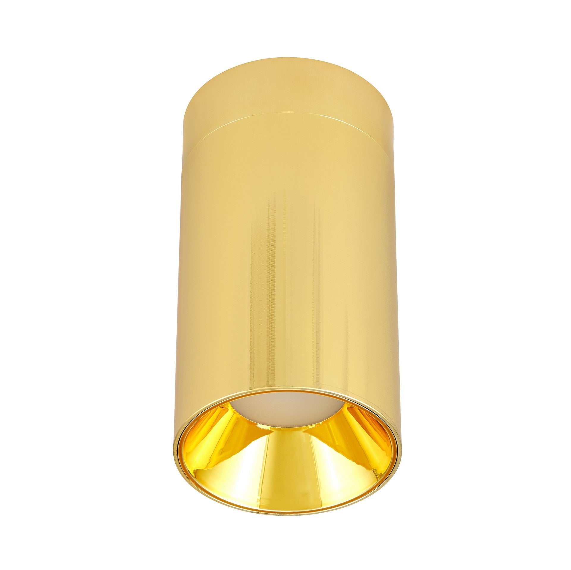 SPOT SURFACE - MOUNTED LUMINAIRE TUBA GOLD FLOR W1 - LuminaLux