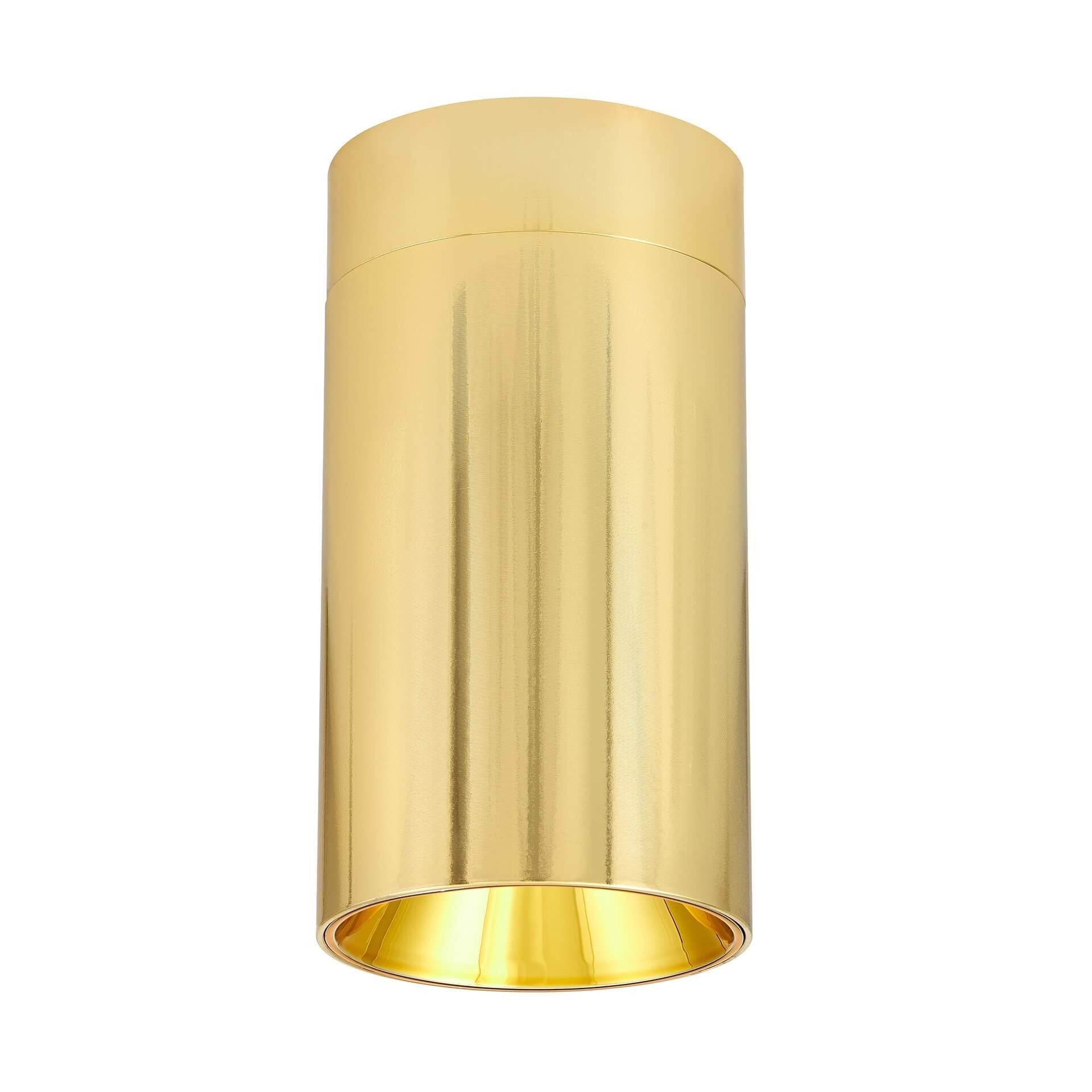 SPOT SURFACE - MOUNTED LUMINAIRE TUBA GOLD FLOR W1 - LuminaLux