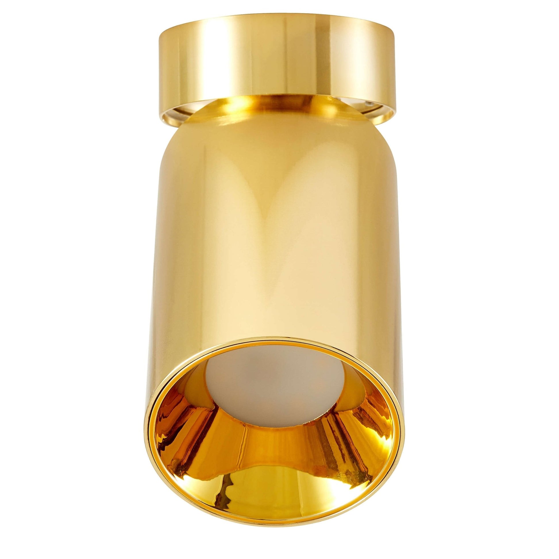 SPOT SURFACE - MOUNTED LUMINAIRE TUBA GOLD FLOR W1 - LuminaLux