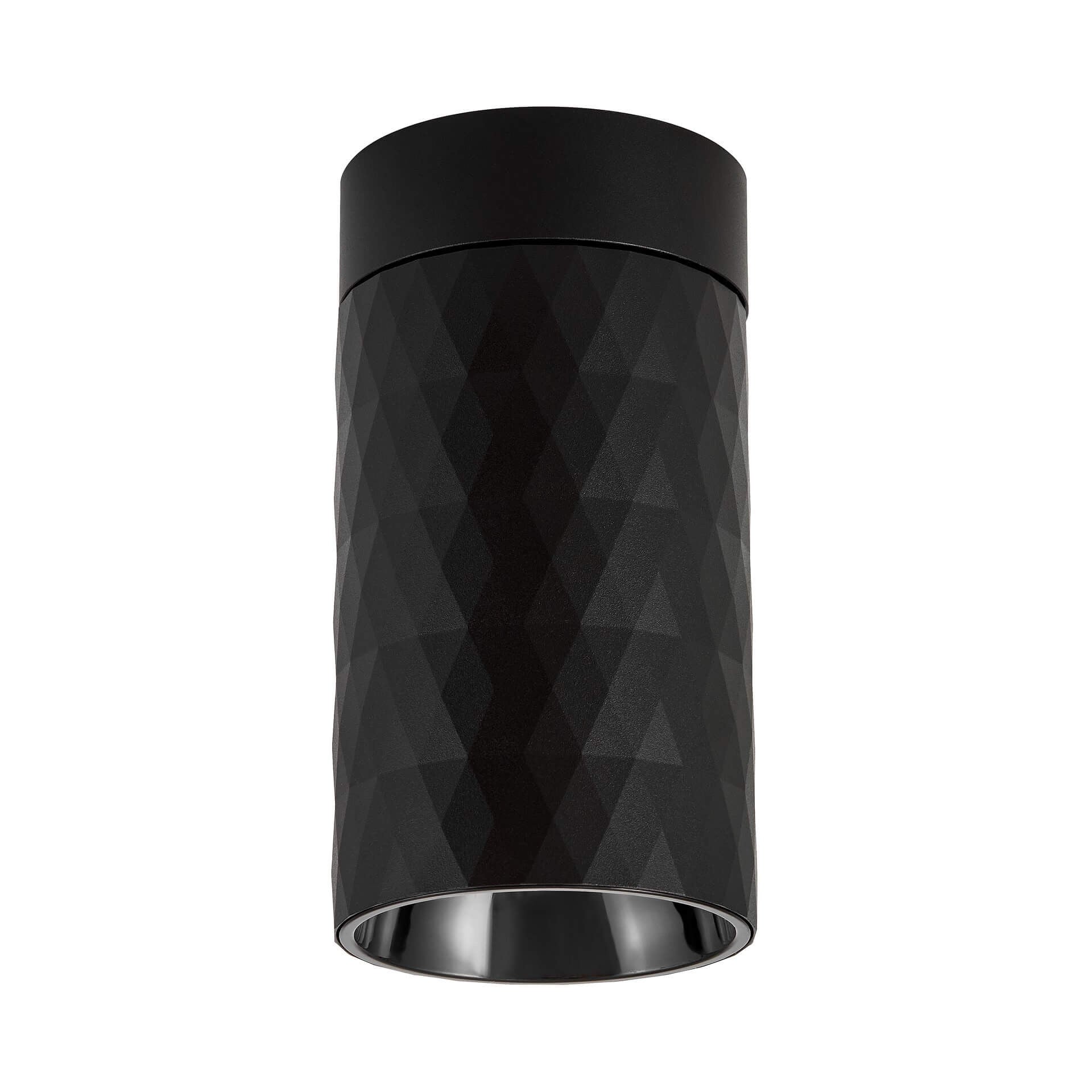 SPOT TUBA SURFACE - MOUNTED LUMINAIRE BLACK BIBI W1 - LuminaLux