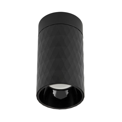SPOT TUBA SURFACE - MOUNTED LUMINAIRE BLACK BIBI W1 - LuminaLux