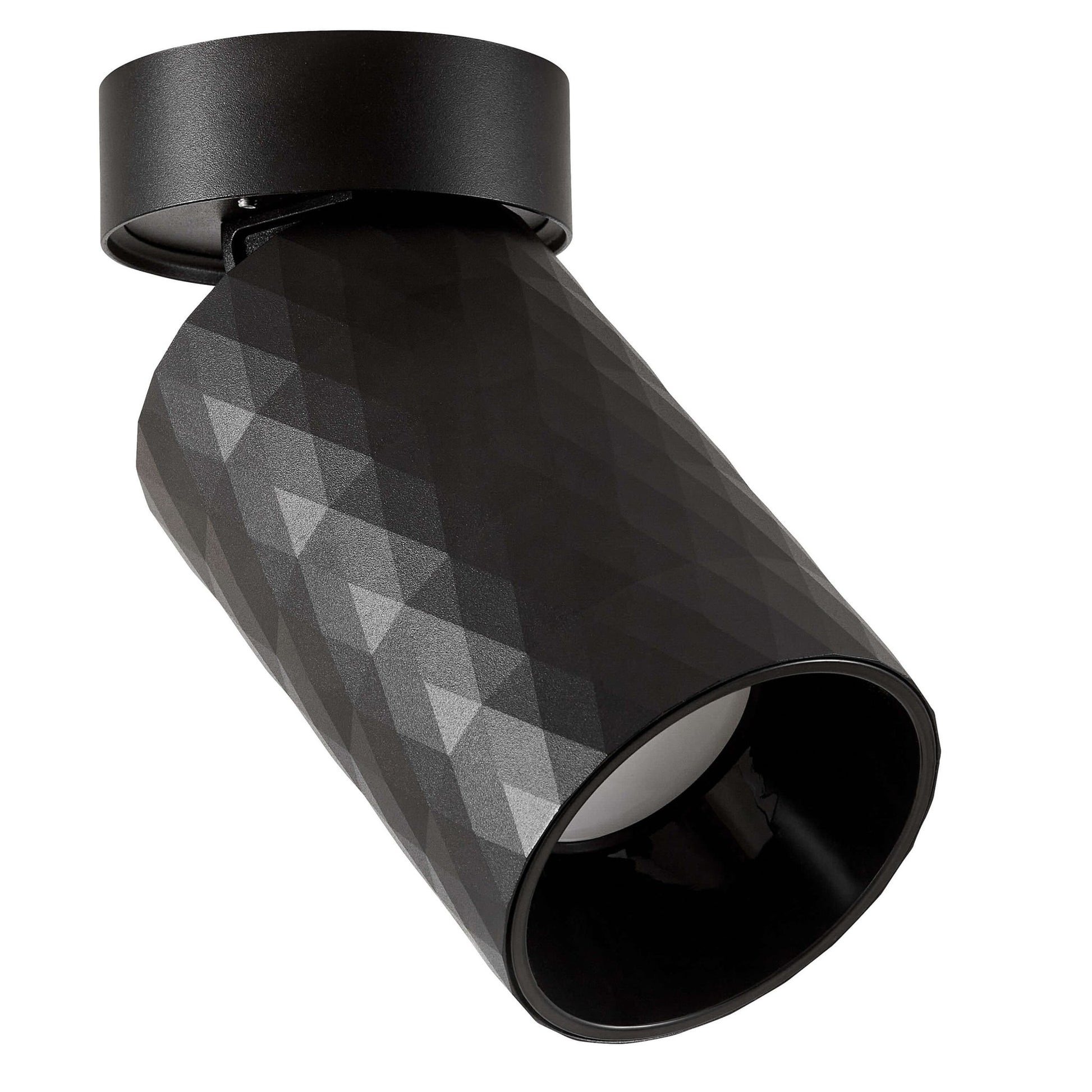 SPOT TUBA SURFACE - MOUNTED LUMINAIRE BLACK BIBI W1 - LuminaLux