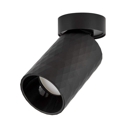 SPOT TUBA SURFACE - MOUNTED LUMINAIRE BLACK BIBI W1 - LuminaLux