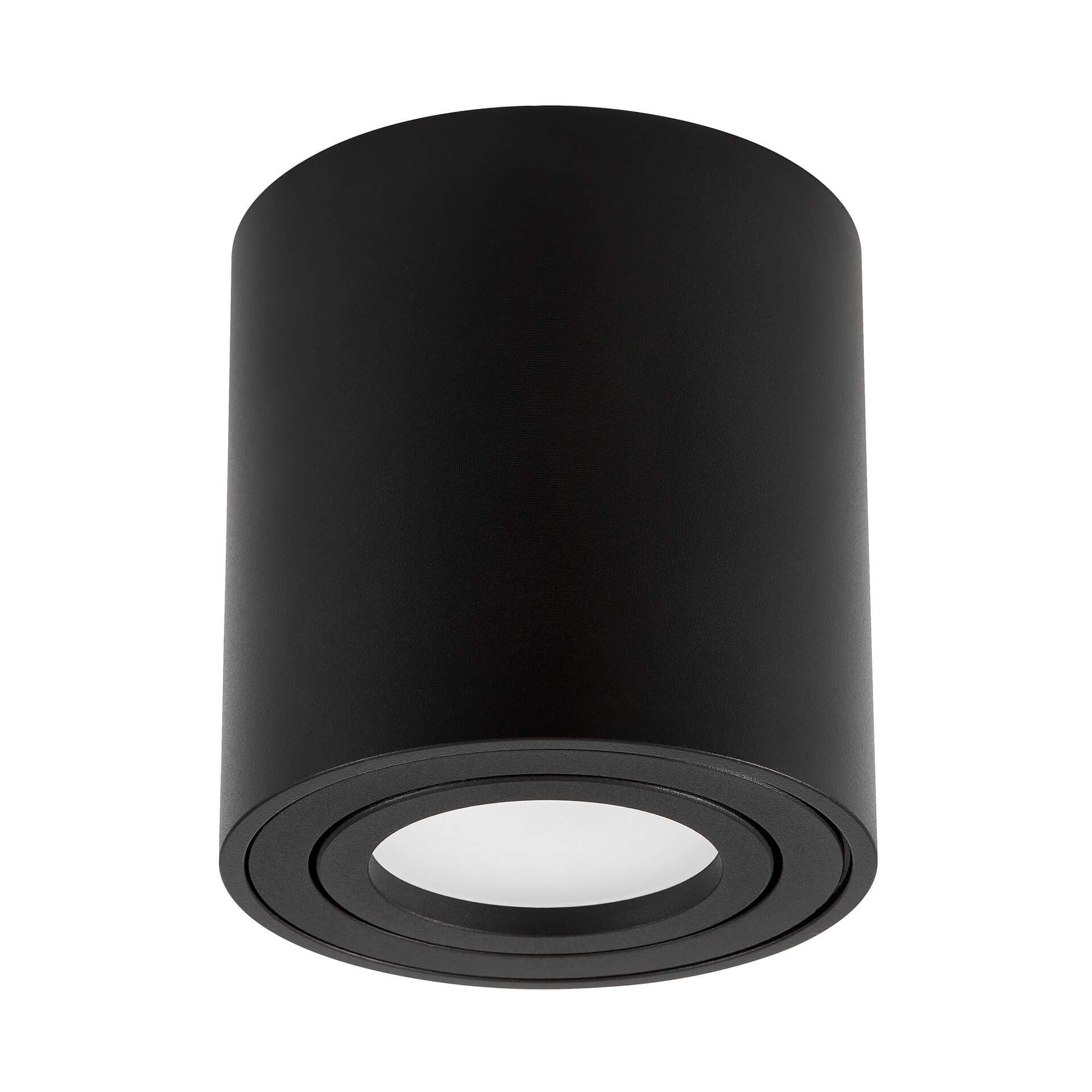 SPOT TUBA SURFACE - MOUNTED LUMINAIRE BLACK BOLT W1 - LuminaLux