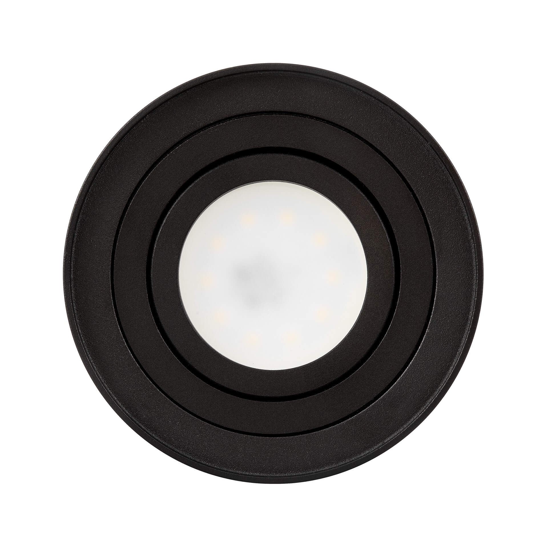 SPOT TUBA SURFACE - MOUNTED LUMINAIRE BLACK CONE W1 - LuminaLux