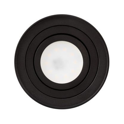SPOT TUBA SURFACE - MOUNTED LUMINAIRE BLACK CONE W1 - LuminaLux