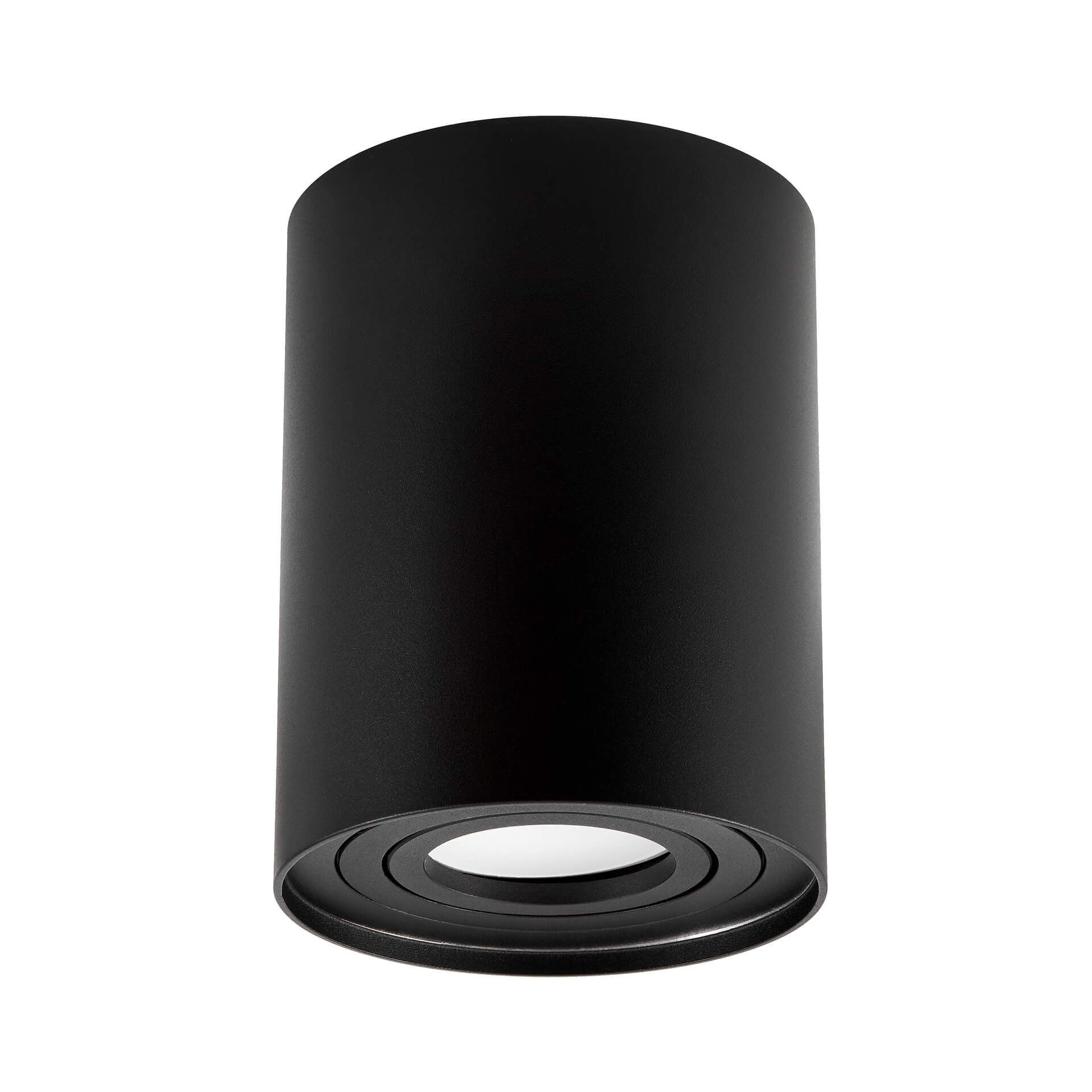 SPOT TUBA SURFACE - MOUNTED LUMINAIRE BLACK CONE W1 - LuminaLux