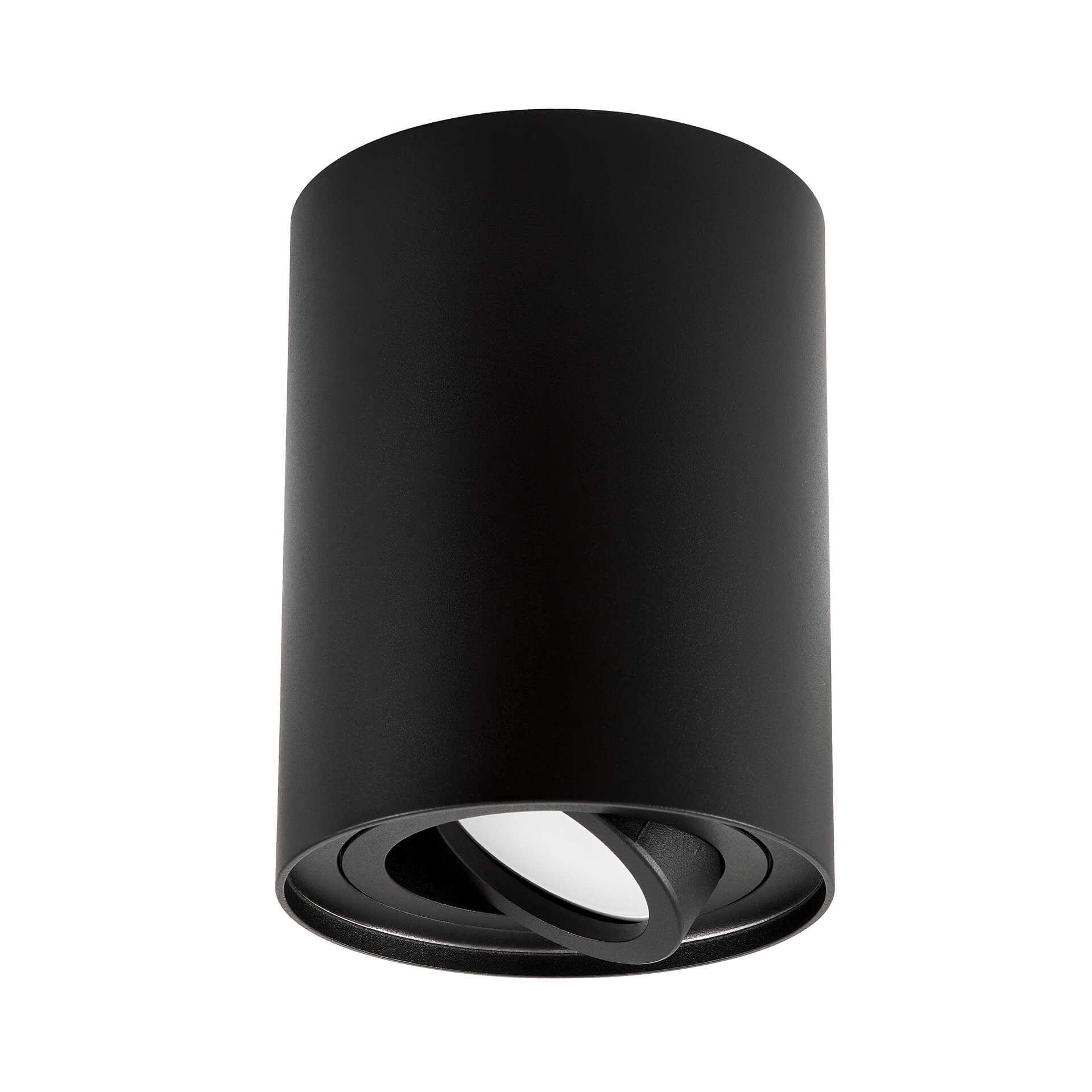 SPOT TUBA SURFACE - MOUNTED LUMINAIRE BLACK CONE W1 - LuminaLux