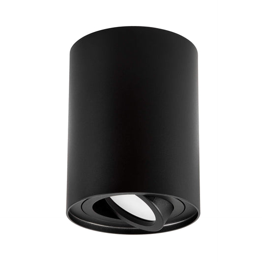 SPOT TUBA SURFACE - MOUNTED LUMINAIRE BLACK CONE W1 - LuminaLux