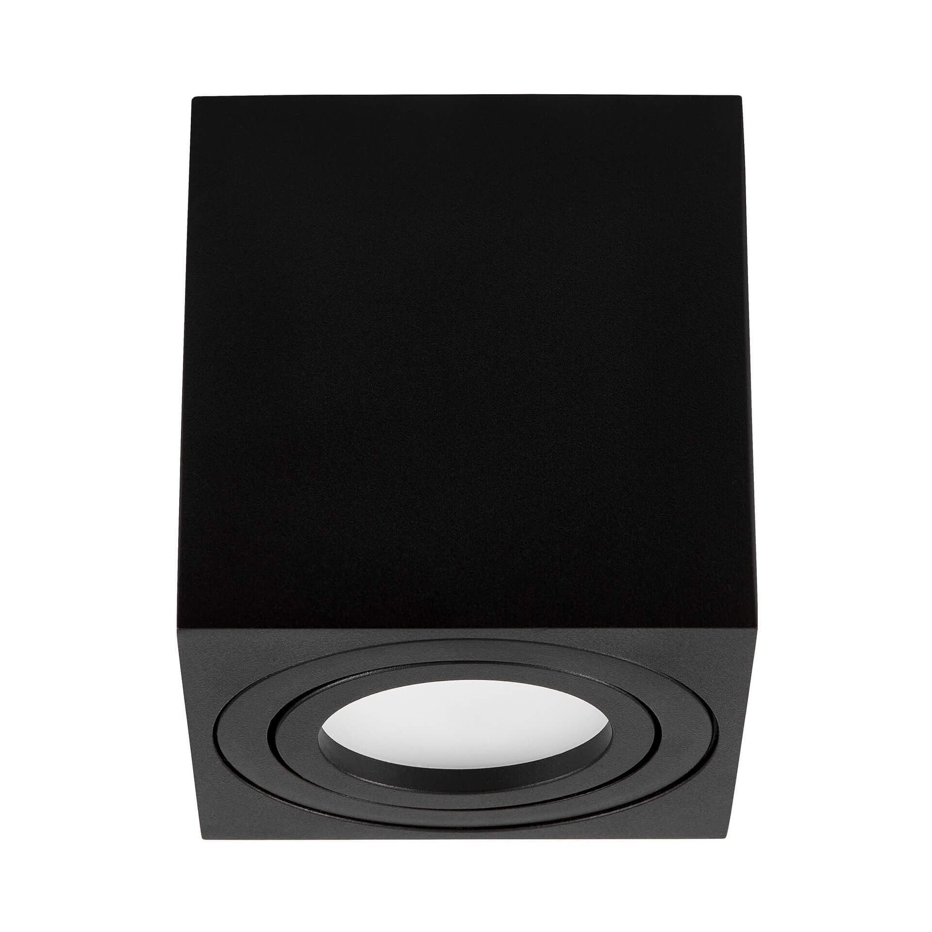 SPOT TUBA SURFACE - MOUNTED LUMINAIRE BLACK ERBA W1 - LuminaLux