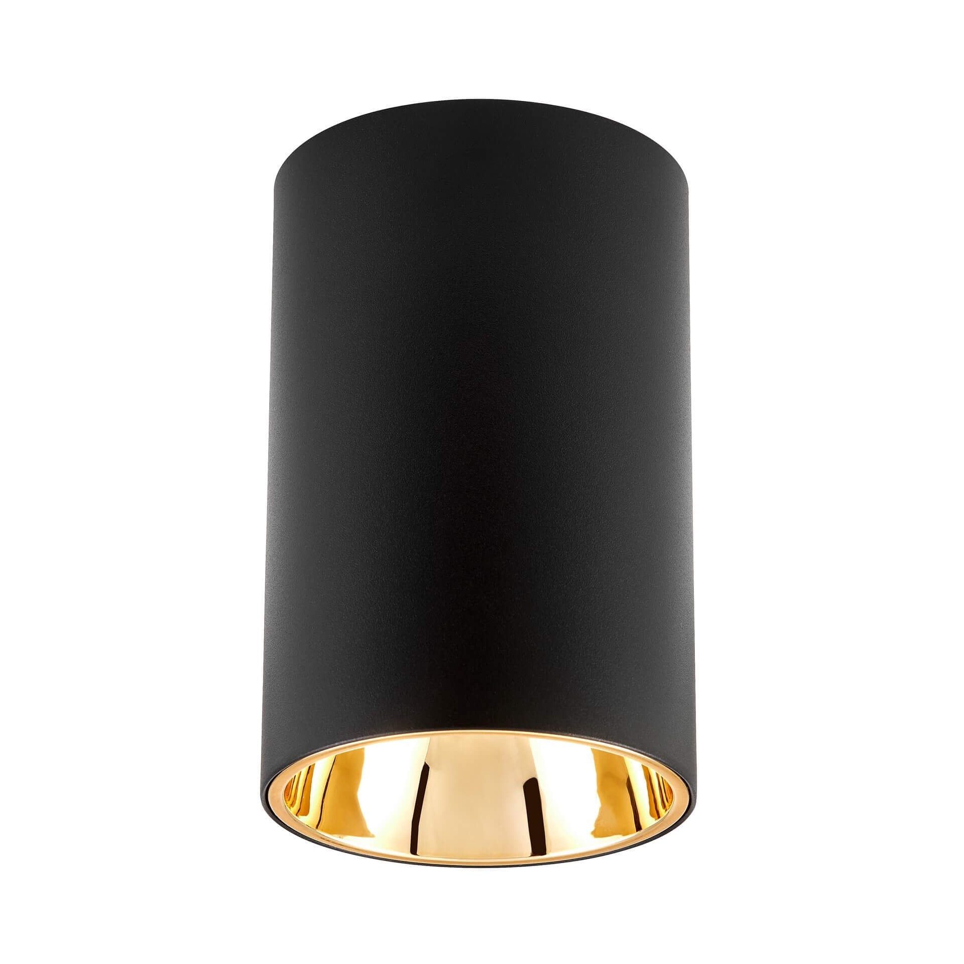 SPOT TUBA SURFACE - MOUNTED LUMINAIRE BLACK - GOLD TINA W1 - LuminaLux