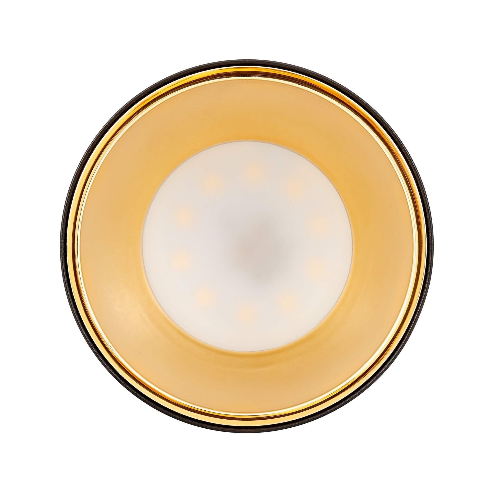 SPOT TUBA SURFACE - MOUNTED LUMINAIRE BLACK - GOLD TINA W1 - LuminaLux