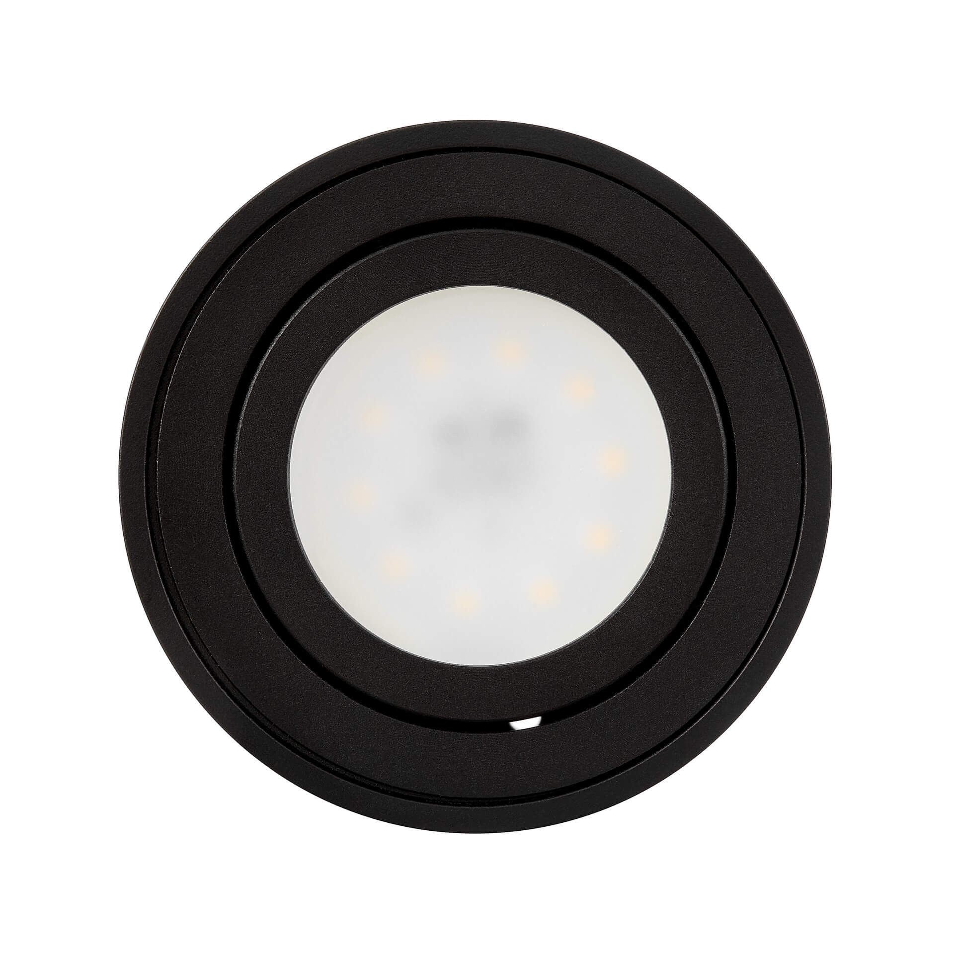 SPOT TUBA SURFACE - MOUNTED LUMINAIRE BLACK NATI W1 - LuminaLux