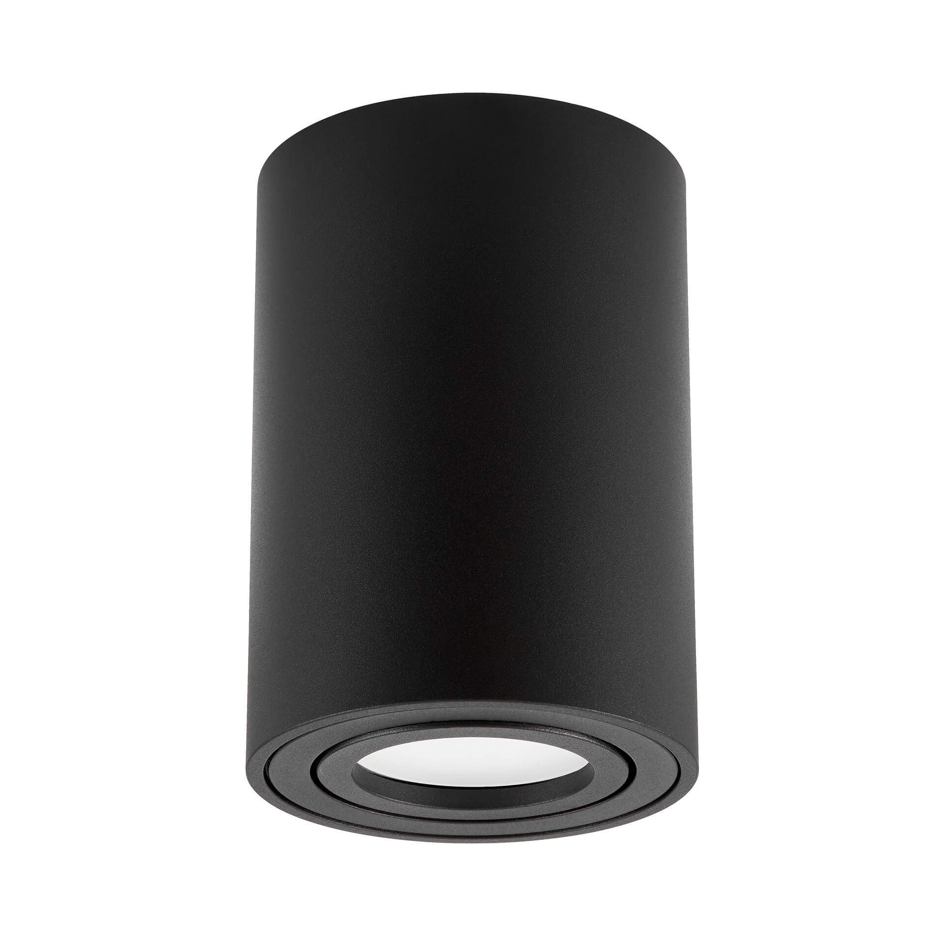 SPOT TUBA SURFACE - MOUNTED LUMINAIRE BLACK NATI W1 - LuminaLux