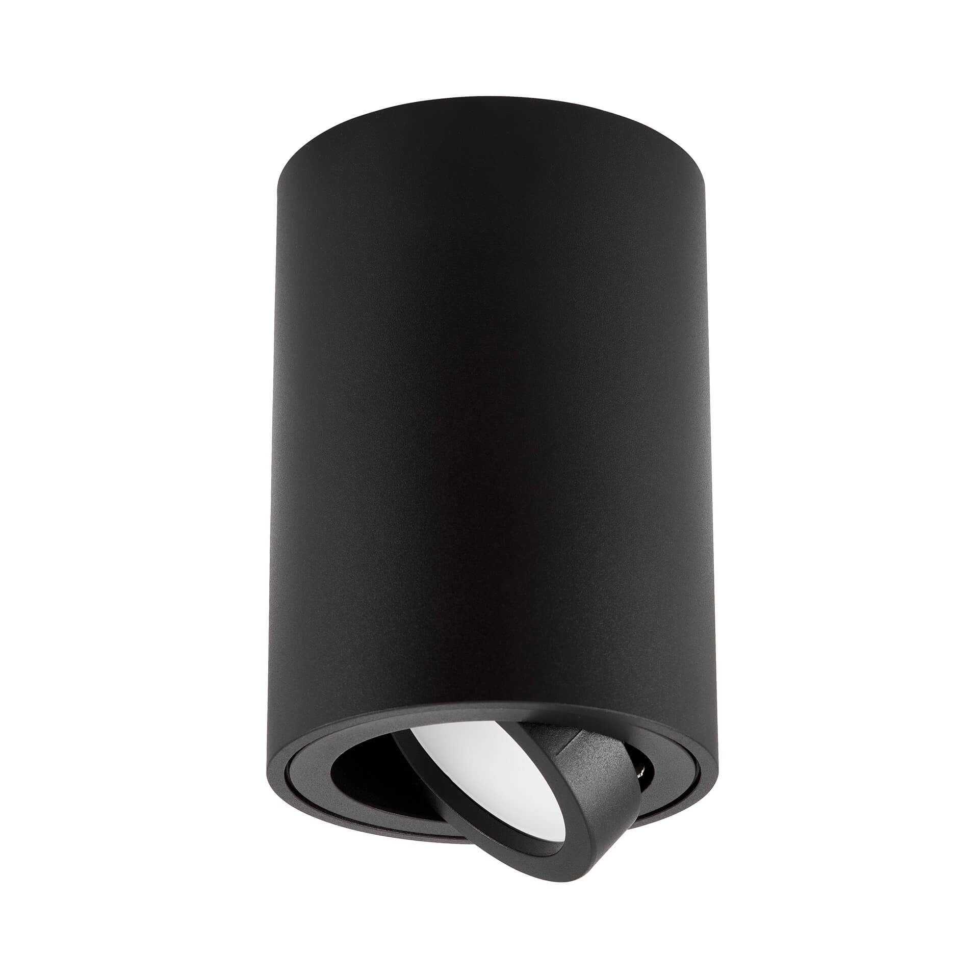 SPOT TUBA SURFACE - MOUNTED LUMINAIRE BLACK NATI W1 - LuminaLux