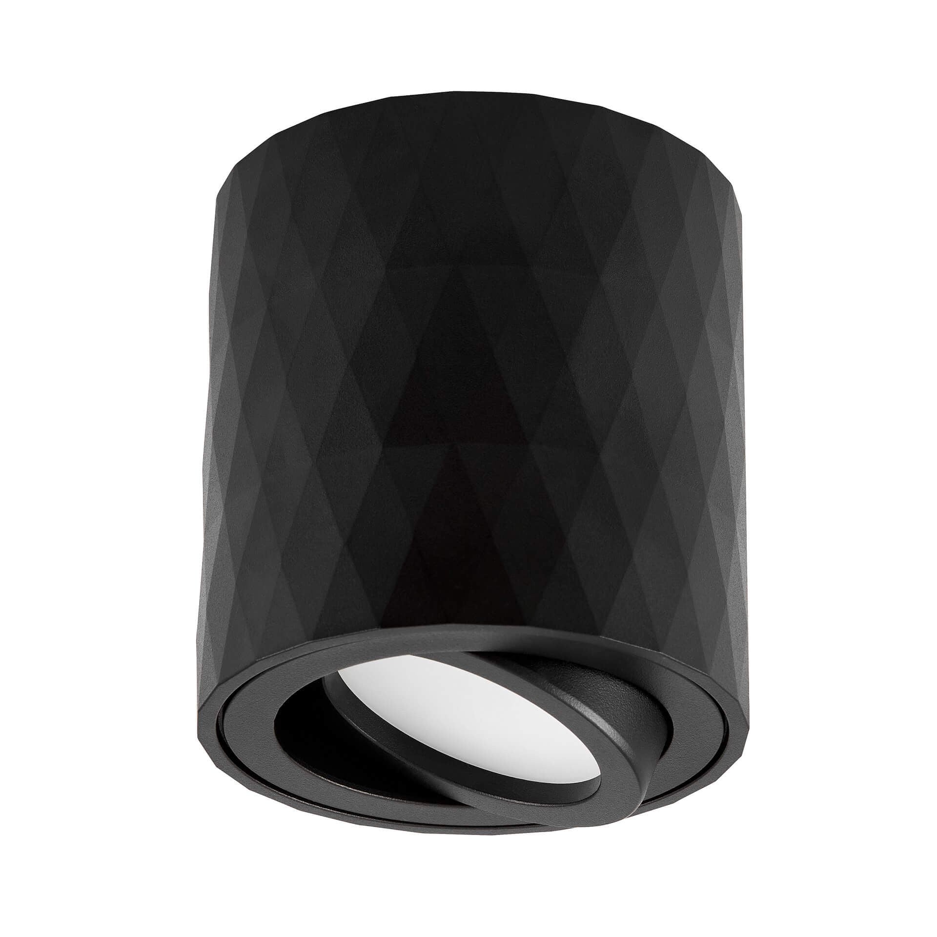 SPOT TUBA SURFACE - MOUNTED LUMINAIRE BLACK TIGO W1 - LuminaLux