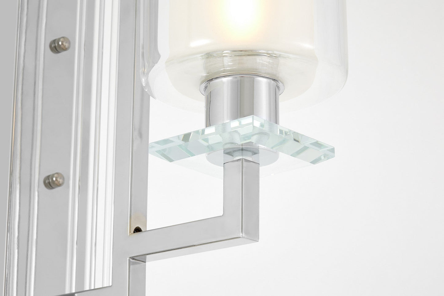WALL LAMP CHROME WALL LAMP MANHATTAN W1 - LuminaLux