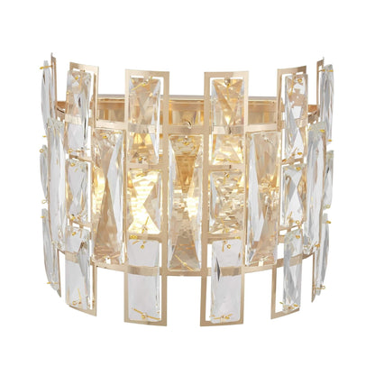 WALL LAMP CRYSTAL WALL LAMP GOLD FIORINA W2 - LuminaLux