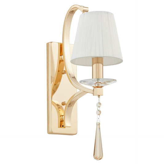 WALL LAMP GOLD CRYSTAL WALL LAMP VENISIA W1 - LuminaLux