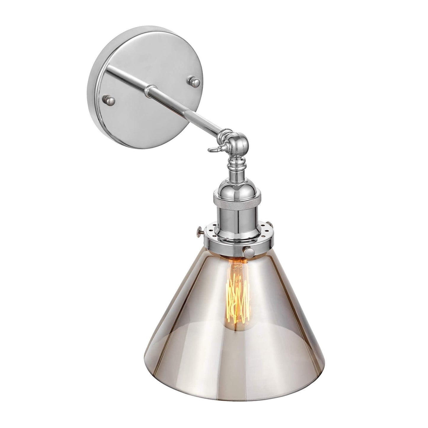 WALL LAMP LOFT NUBI CHROME W1 - LuminaLux