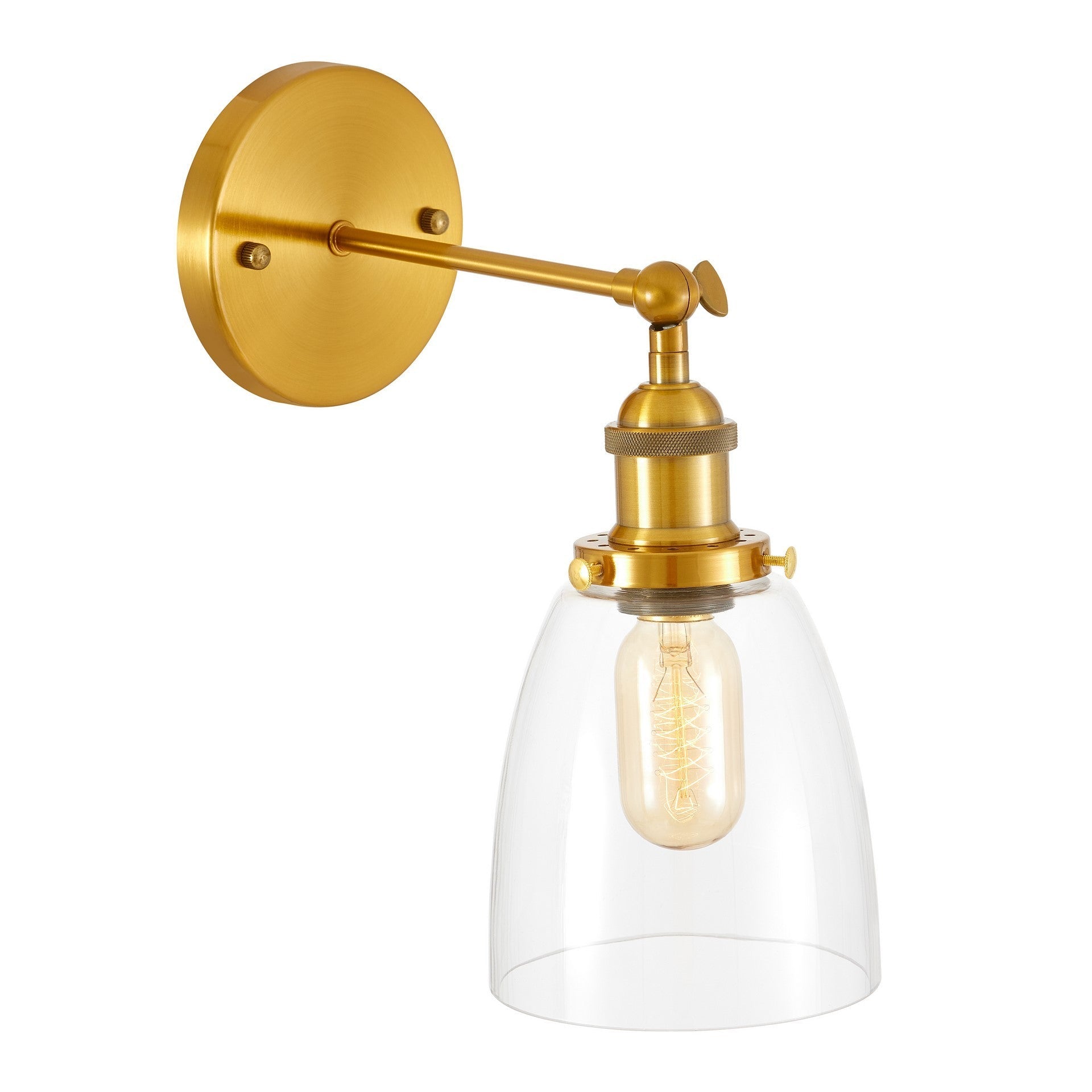 WALL LAMP LOFT WALL LAMP BRASS FABI - LuminaLux