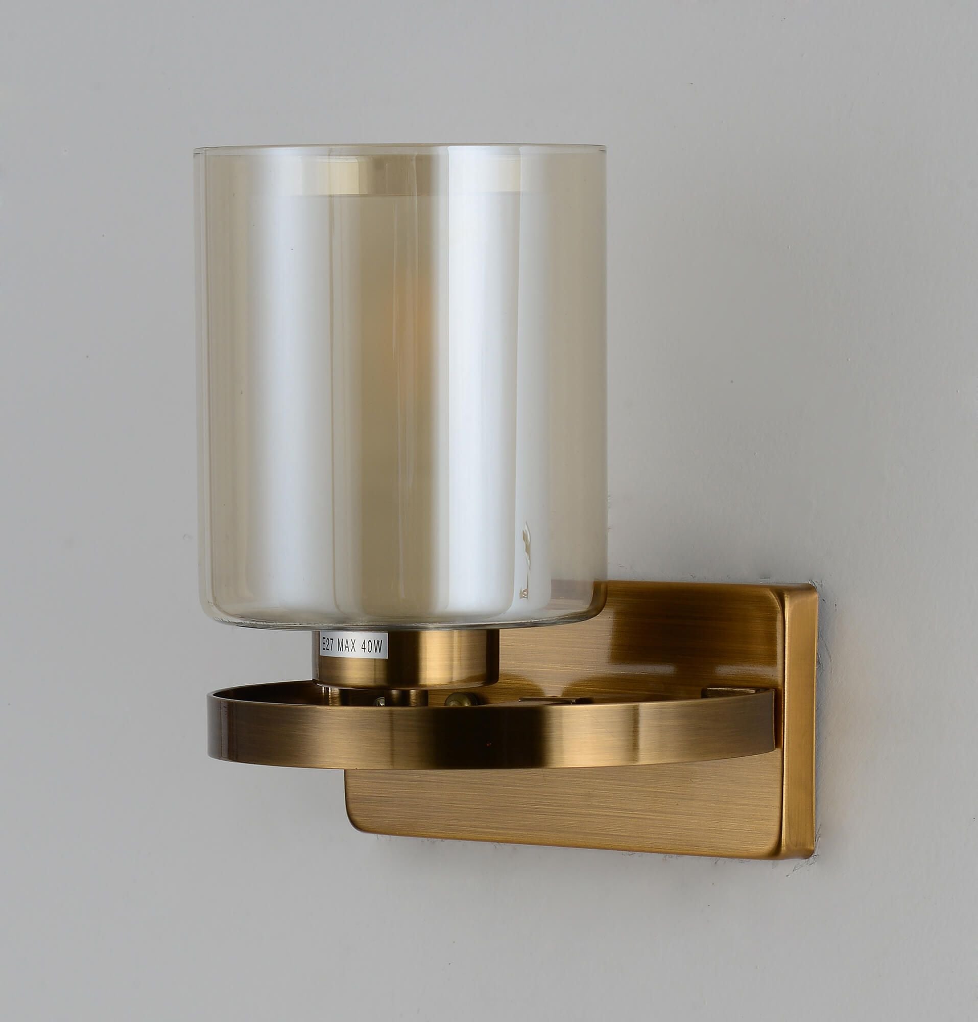 WALL LAMP LOFT WALL LAMP BRASS SANTINI W1 - LuminaLux