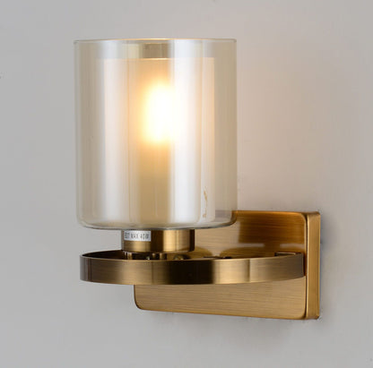 WALL LAMP LOFT WALL LAMP BRASS SANTINI W1 - LuminaLux