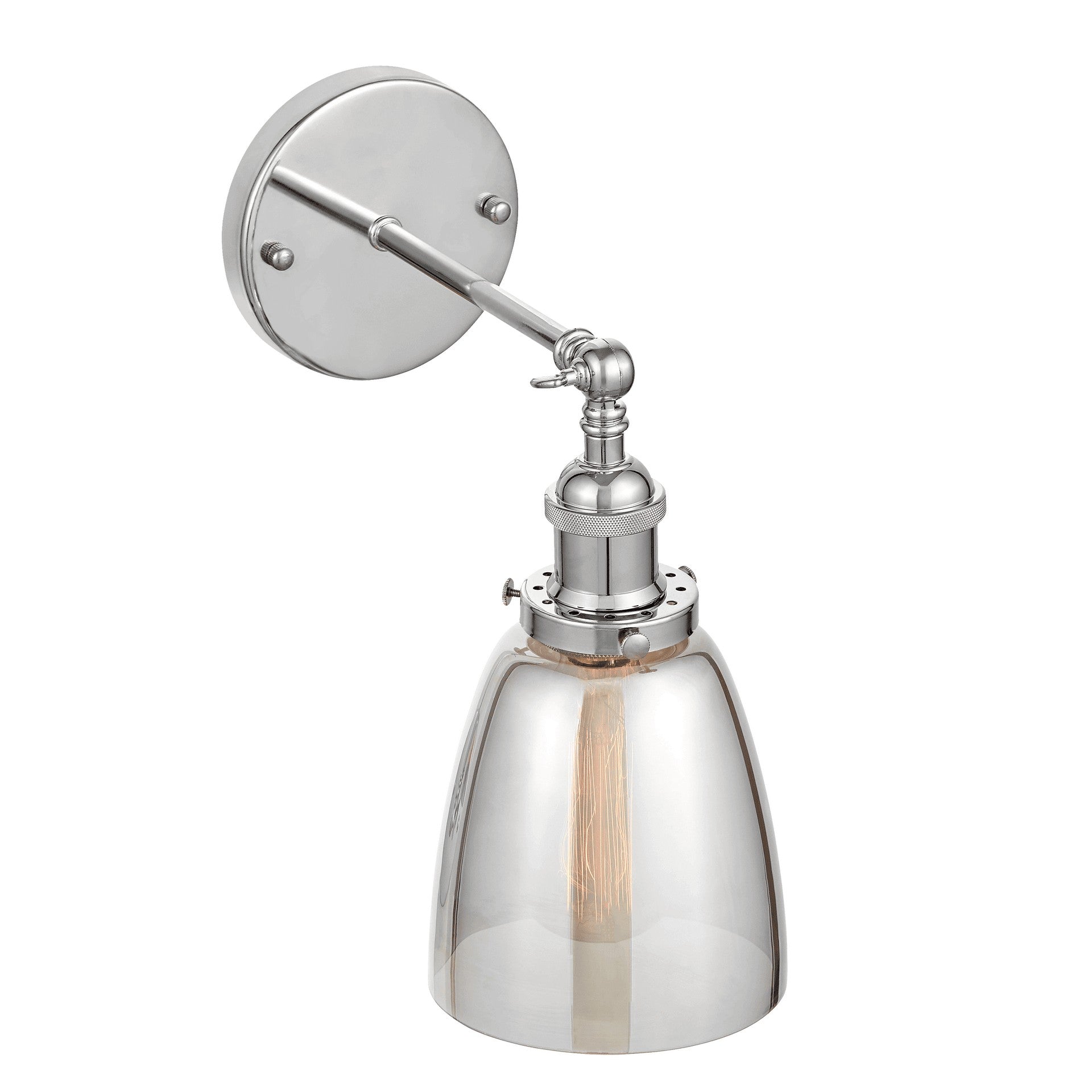 WALL LAMP LOFT WALL LAMP FABI CHROME W1 - LuminaLux