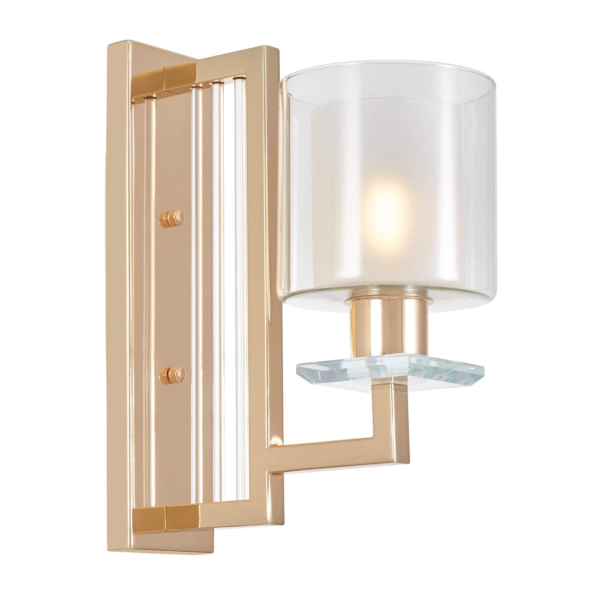 WALL LAMP WALL LAMP GOLD MANHATTAN W1 - LuminaLux