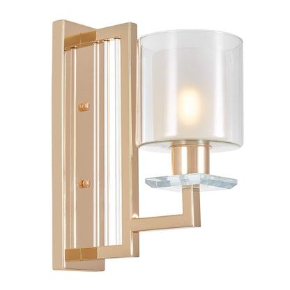 WALL LAMP WALL LAMP GOLD MANHATTAN W1 - LuminaLux