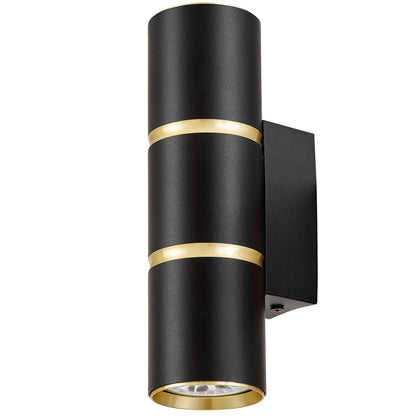 WALL LAMP WALL LAMP MODERN BLACK AND GOLD ASTI W2 - LuminaLux