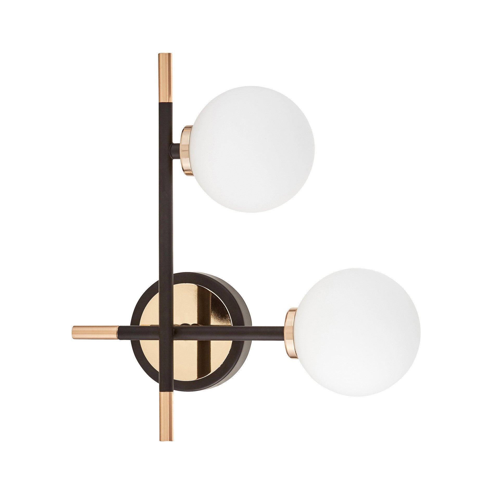 WALL LAMP WALL LAMP MODERN BLACK AND GOLD MARSIAD NEO - LuminaLux
