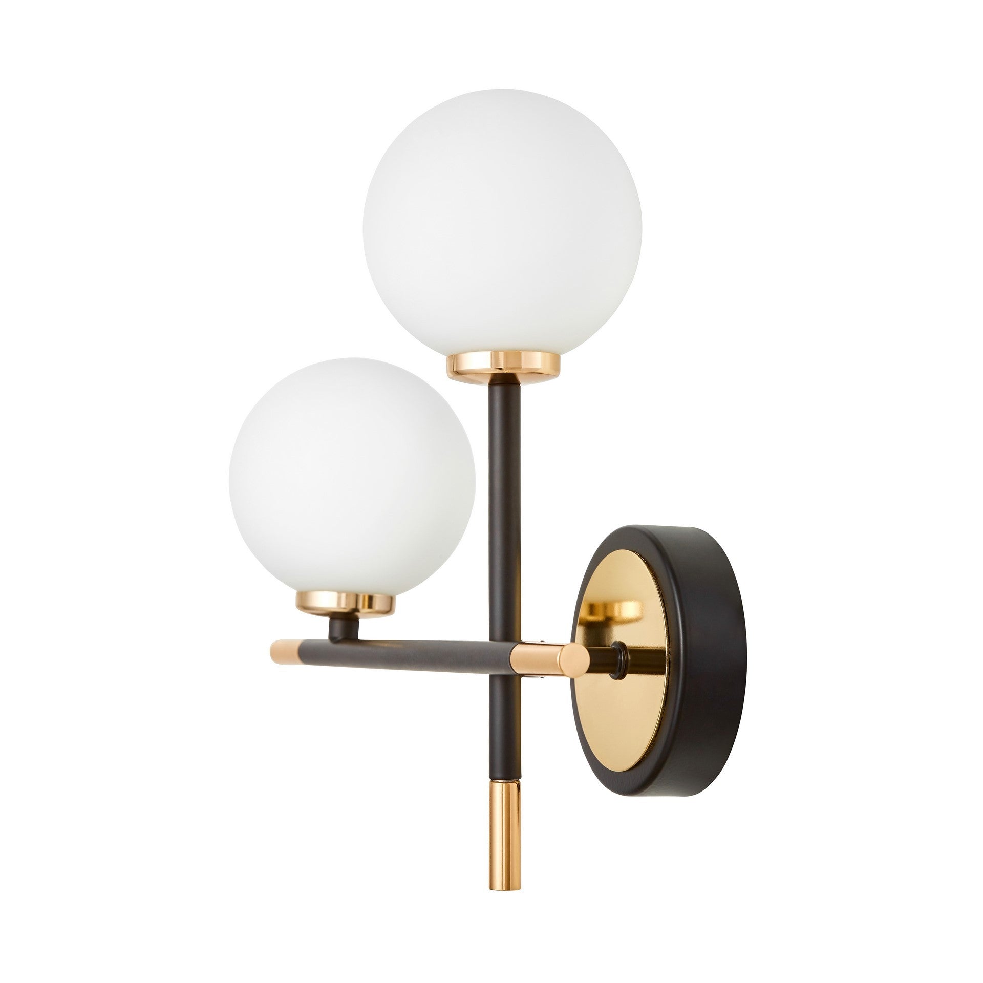 WALL LAMP WALL LAMP MODERN BLACK AND GOLD MARSIAD NEO - LuminaLux