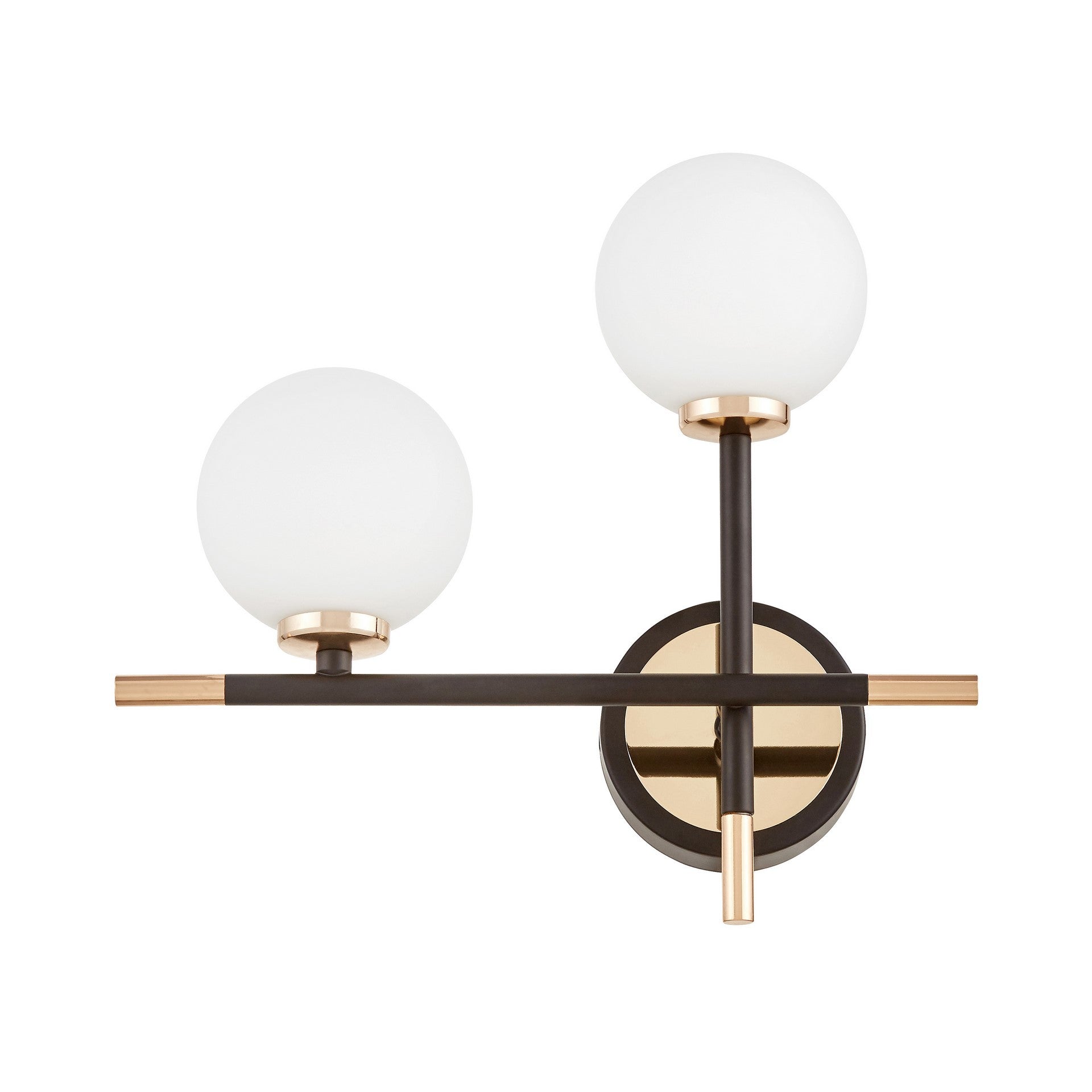WALL LAMP WALL LAMP MODERN BLACK AND GOLD MARSIAD NEO - LuminaLux
