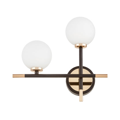 WALL LAMP WALL LAMP MODERN BLACK AND GOLD MARSIAD NEO - LuminaLux