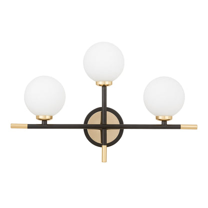 WALL LAMP WALL LAMP MODERN BLACK AND GOLD MARSIAD TRIO NEO - LuminaLux