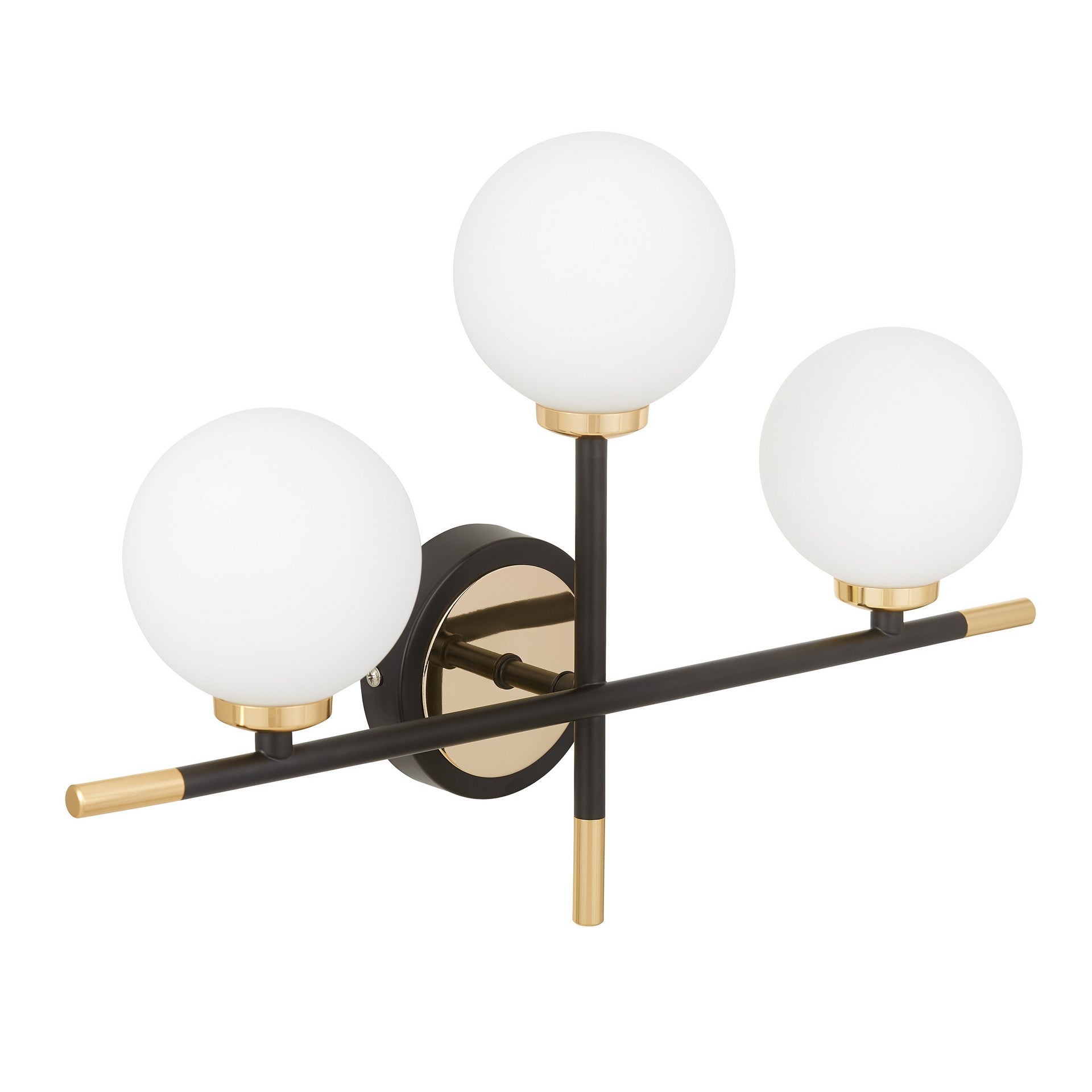 WALL LAMP WALL LAMP MODERN BLACK AND GOLD MARSIAD TRIO NEO - LuminaLux