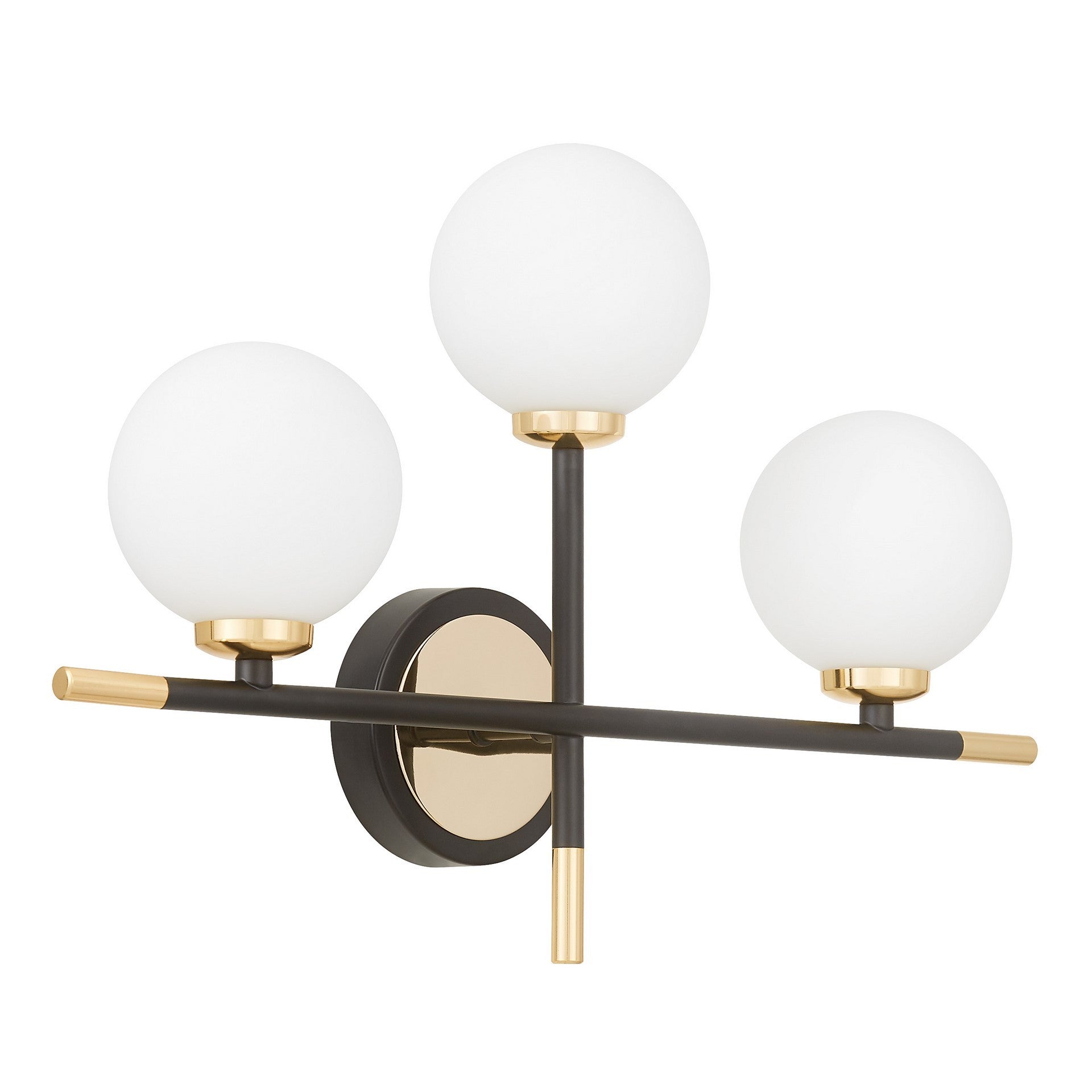 WALL LAMP WALL LAMP MODERN BLACK AND GOLD MARSIAD TRIO NEO - LuminaLux