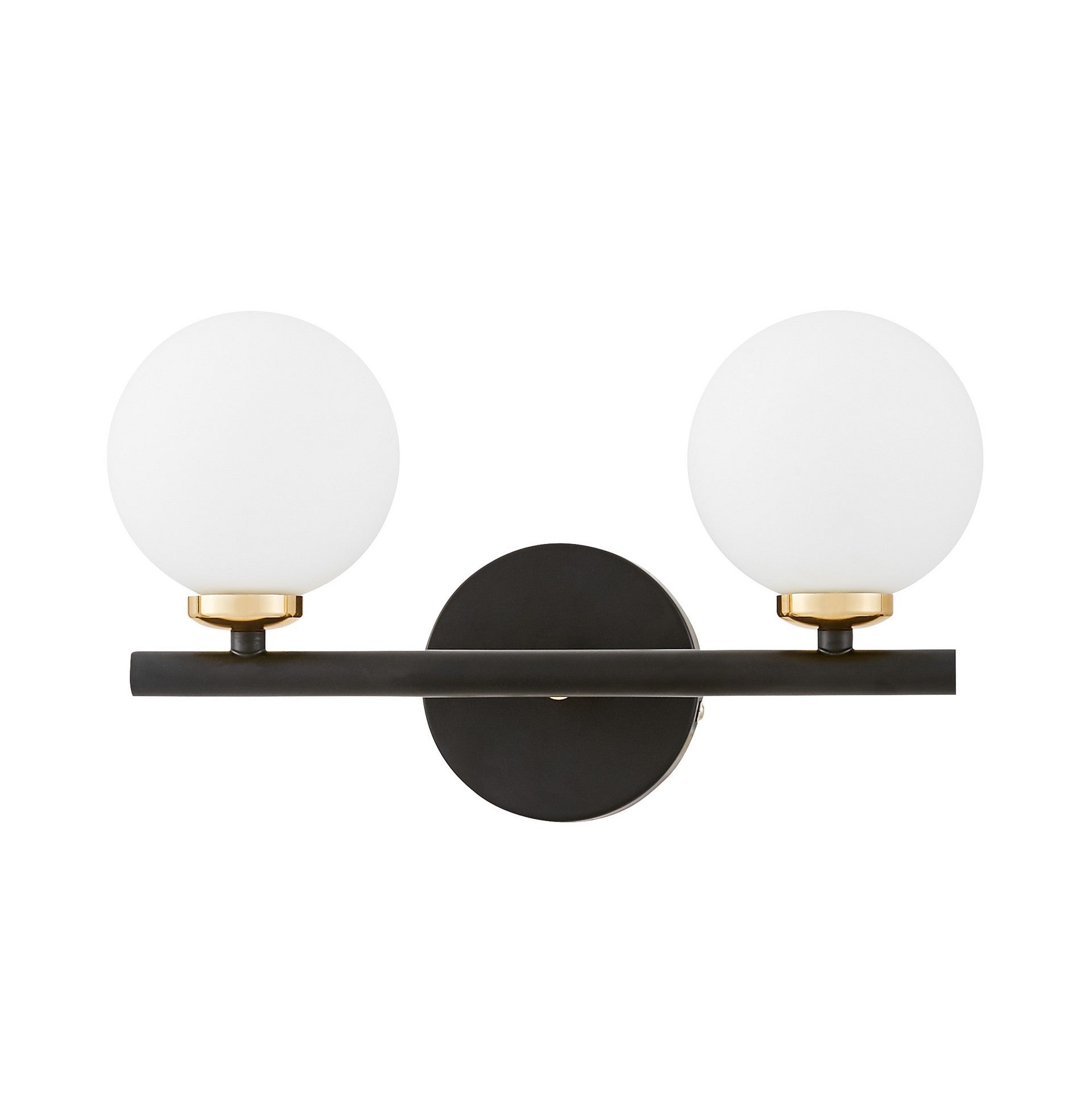 WALL LAMP WALL LAMP MODERN BLACK AND GOLD MARSIAD W2 - LuminaLux