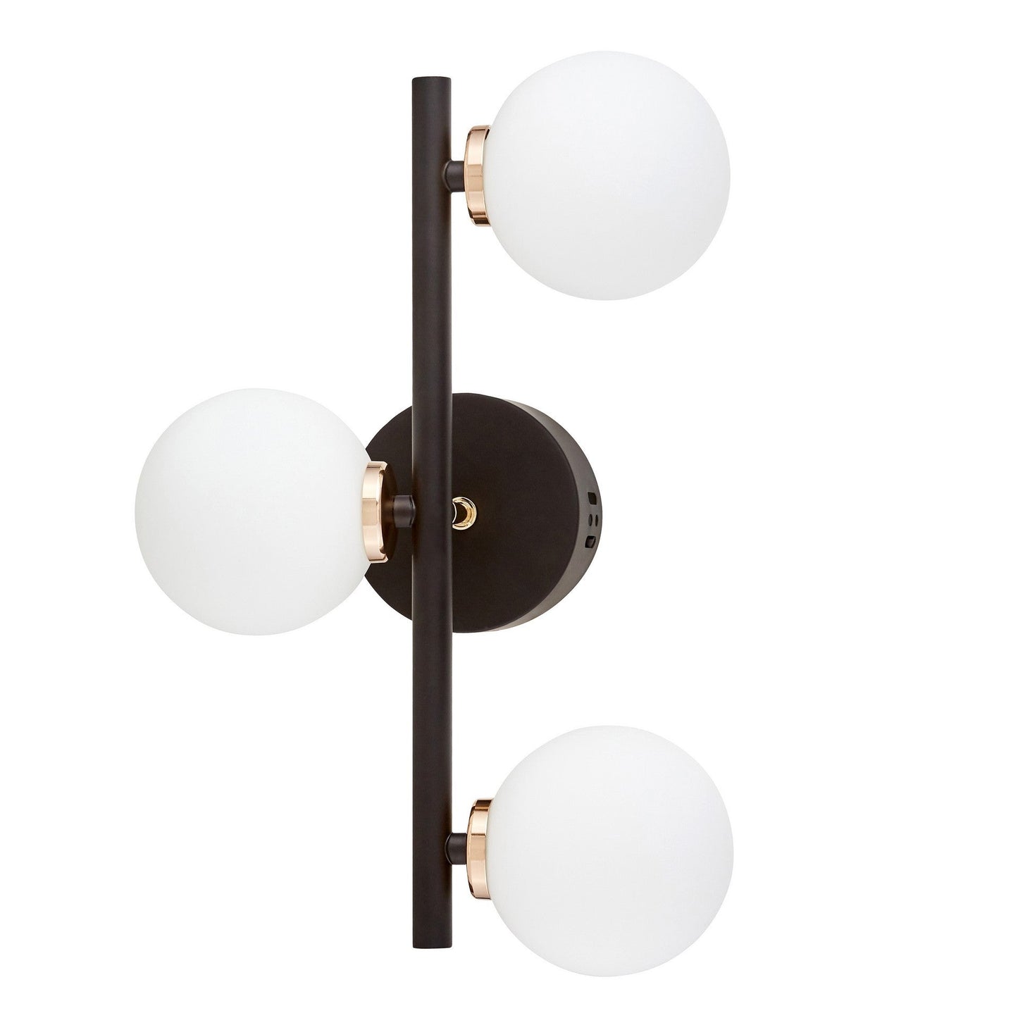 WALL LAMP WALL LAMP MODERN BLACK AND GOLD MARSIAD W3 - LuminaLux